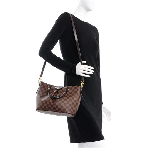 Siena cloth handbag Louis Vuitton Brown in Cloth 